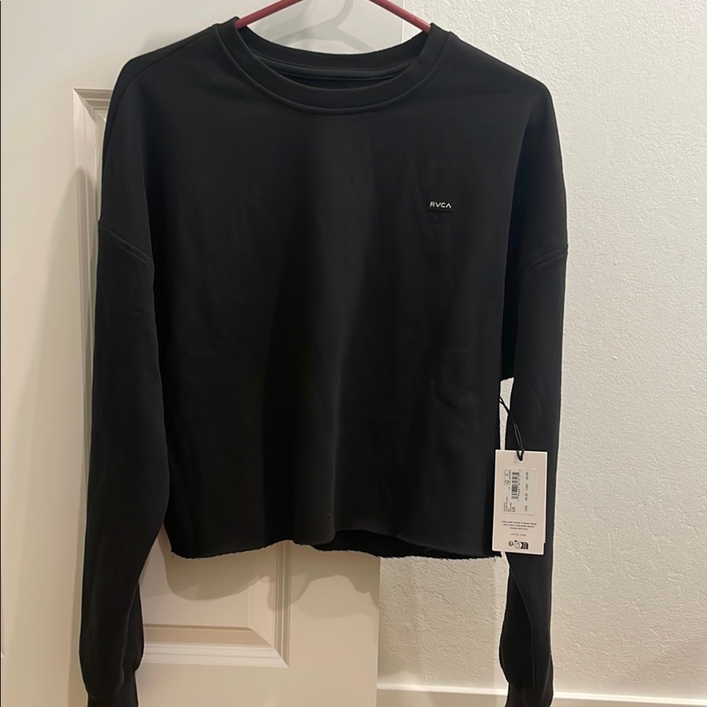 RVCA Women’s Small Black Long Sleeve Sweatshirt